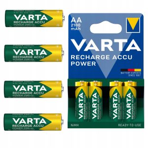4x akumulatorki baterie r2u varta r6 aa 2100mah